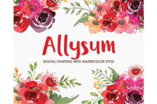 Allysum Watercolor Floral Style: A Versatile Tool for Creative Expression