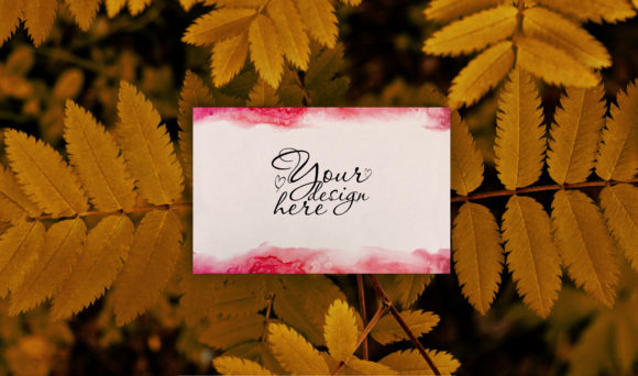 Autumn Business Card Mockup on Tree: A Creative and Practical Design Tool