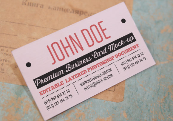 Business Card Mockup on Paper: A Modern Tool for Professional Presentation