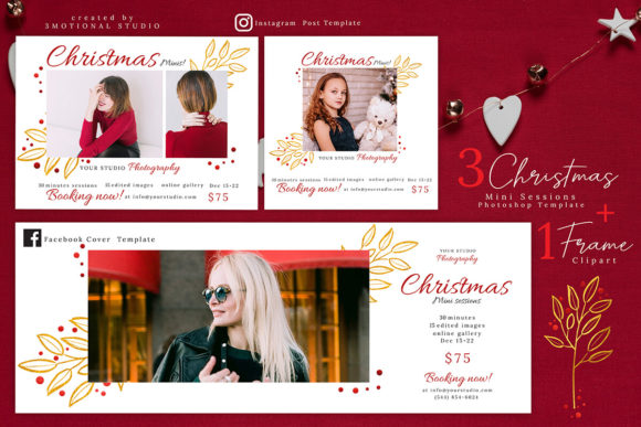 Christmas Mini Sessions Template 04