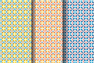 Colorful Geometric Pattern for Creative Projects