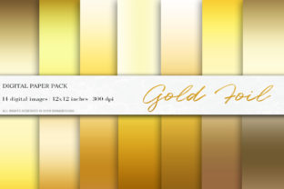 Gold Foil Digital Papers: A Versatile Resource for Creative Projects