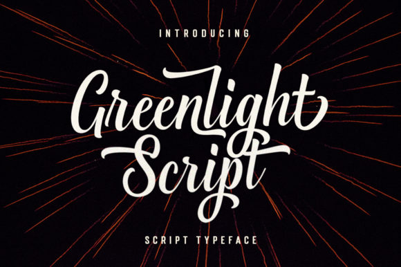 Greenlight Script: A Vintage-Inspired Font for Modern Designers
