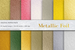 Metallic Foil Digital Papers: Elevate Your Creative Projects with Gold Foil Backgrounds