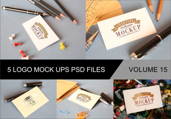 Photo Realistic Mock-ups Set of 5: A Professional Resource for Designers and Creators