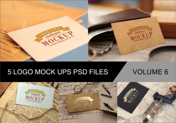 Photo Realistic Mock-ups Set of 5 V6: A Powerful Tool for Creative Professionals