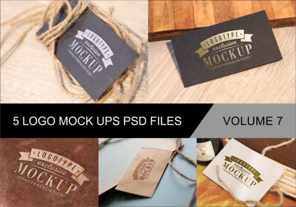 Photo Realistic Mock-ups Set of 5 V7