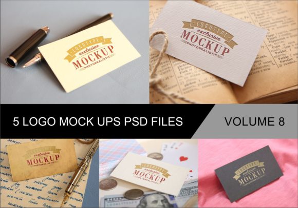 Photo Realistic Mock-ups Set of 5 V8