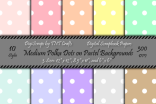 Polka Dot Digital Scrapbooking Paper Pack: A Versatile Creative Resource