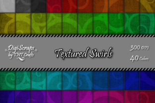Textured Swirls Paper Pack: A Versatile Digital Scrapbooking Resource